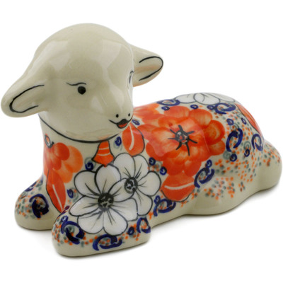 Sheep Figurine in pattern D201