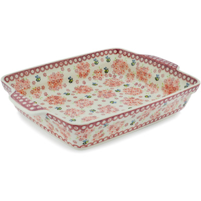 Pattern D513 in the shape Rectangular Baker with Handles