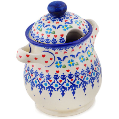 Jar with Lid and Handles in pattern D49