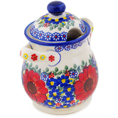 Pattern D130 in the shape Jar with Lid and Handles