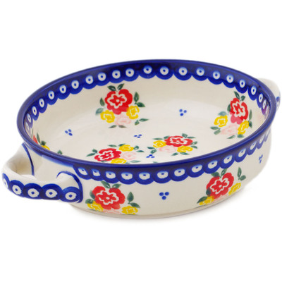 Round Baker with Handles in pattern D331