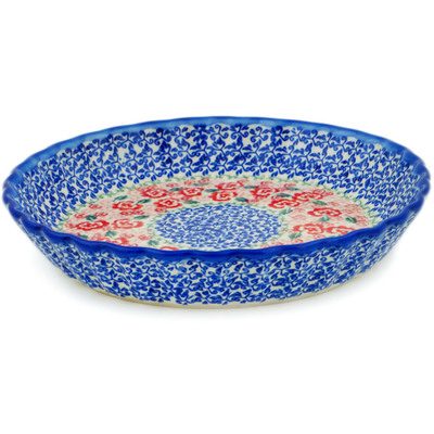 Pattern D325 in the shape Fluted Pie Dish