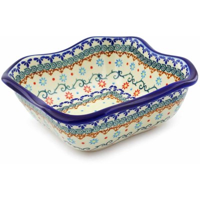 Pattern D203 in the shape Square Bowl