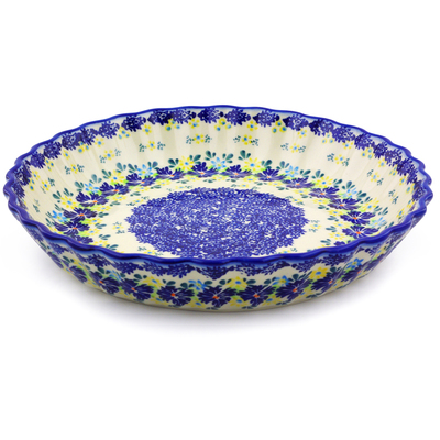 Fluted Pie Dish in pattern D202