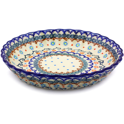 Fluted Pie Dish in pattern D203