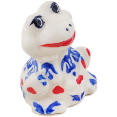 Frog Figurine in pattern D49