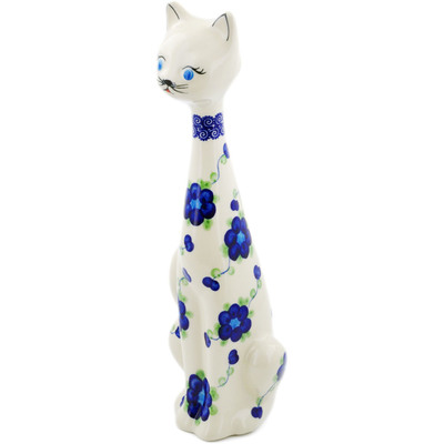 Cat Figurine in pattern D264
