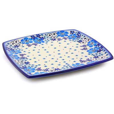 Square Plate in pattern D197