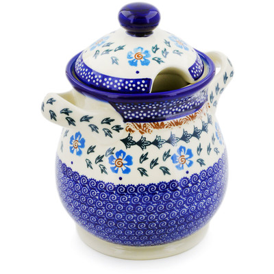 Jar with Lid and Handles in pattern D177