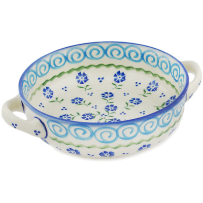 Round Baker with Handles in pattern D35