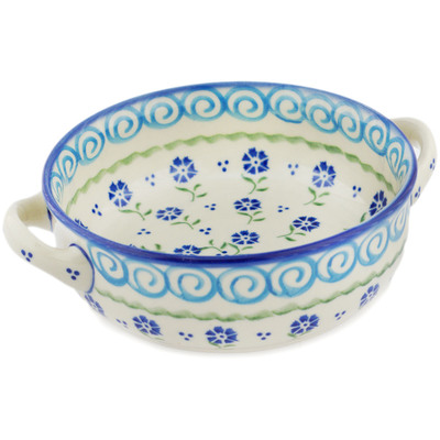 Round Baker with Handles in pattern D35