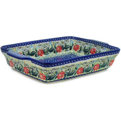Pattern D312 in the shape Rectangular Baker with Handles