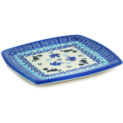 Square Plate in pattern D279