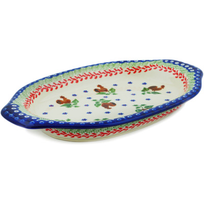 Platter with Handles in pattern D277
