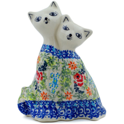 Cat Figurine in pattern D257