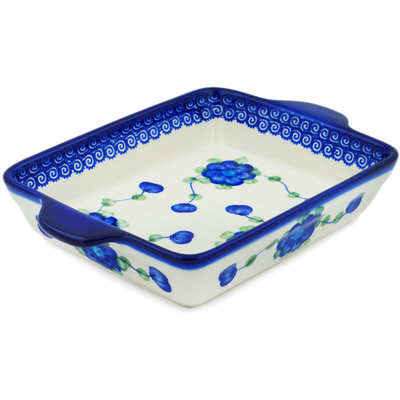 Rectangular Baker with Handles in pattern D264