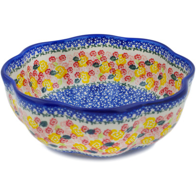 Scalloped Fluted Bowl in pattern D322