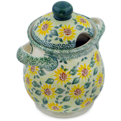 Pattern D318 in the shape Jar with Lid and Handles