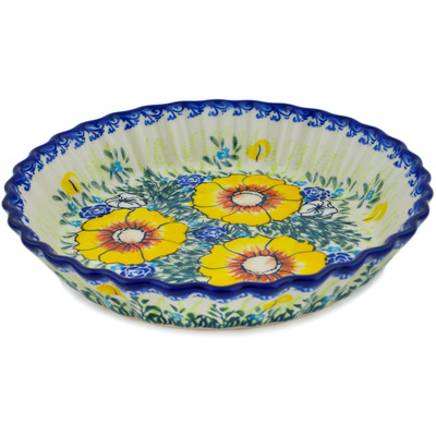 Fluted Pie Dish in pattern D320