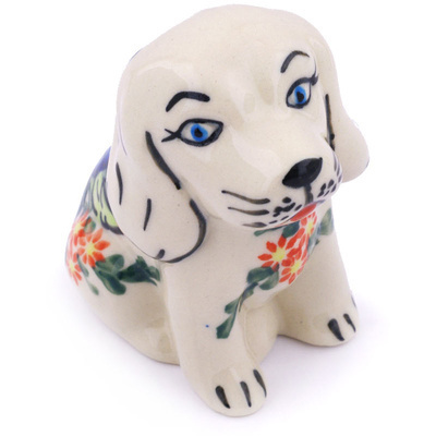 Dog Figurine in pattern D145