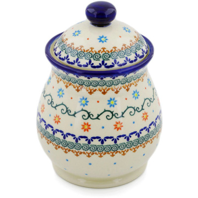 Pattern D203 in the shape Jar with Lid