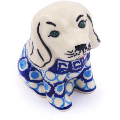 Dog Figurine in pattern D28