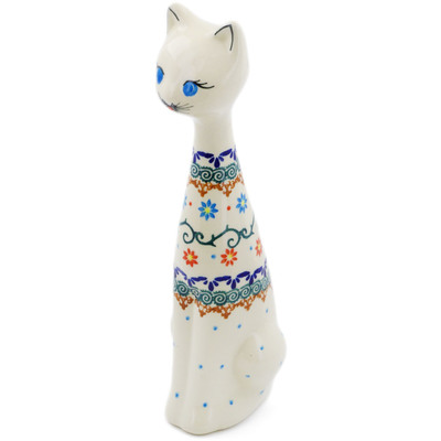 Cat Figurine in pattern D203
