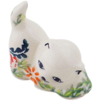 Cat Figurine in pattern D257