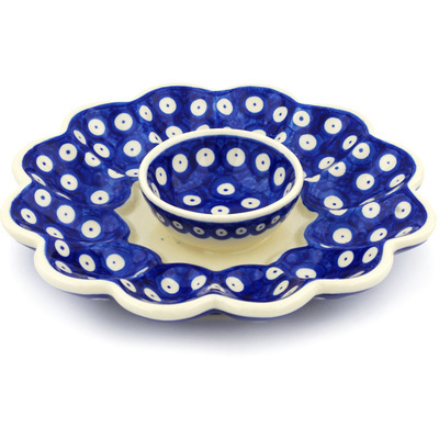 Pattern D21 in the shape Egg Plate
