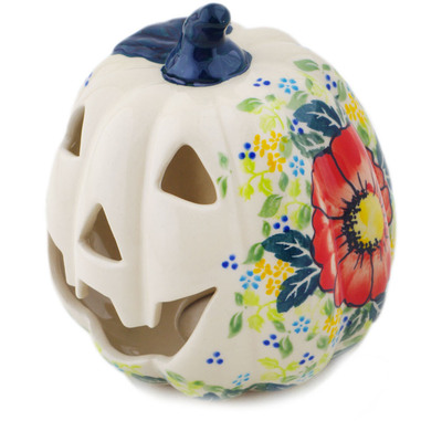 Jack O Lantern Candle Holder in pattern D330