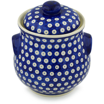 Pattern D21 in the shape Jar with Lid and Handles
