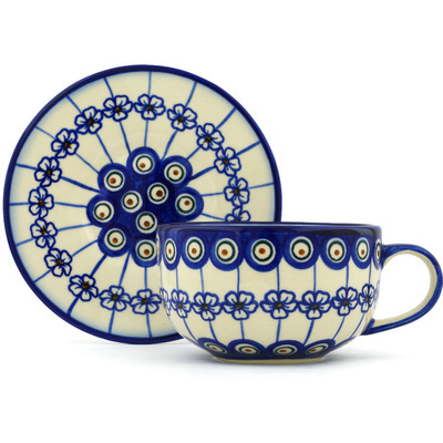 Cup with Saucer in pattern D106