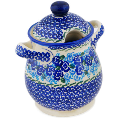 Jar with Lid and Handles in pattern D324