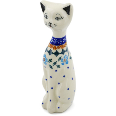 Cat Figurine in pattern D177