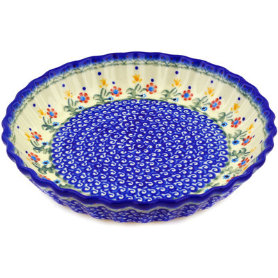 Fluted Pie Dish in pattern D19