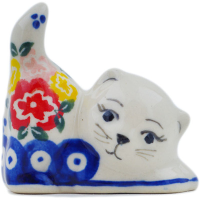 Cat Figurine in pattern D331