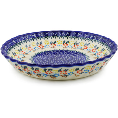 Fluted Pie Dish in pattern D182