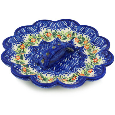 Pattern D150 in the shape Egg Plate
