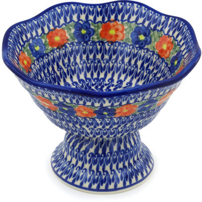 Bowl with Pedestal in pattern D58