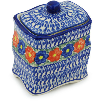 Pattern D58 in the shape Jar with Lid