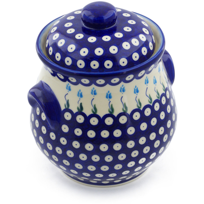 Jar with Lid and Handles in pattern D107