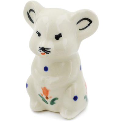 Pattern D7 in the shape Mouse Figurine