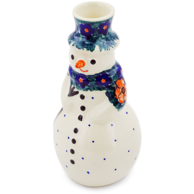 Pattern D86 in the shape Snowman Candle Holder