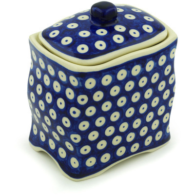 Pattern D21 in the shape Jar with Lid