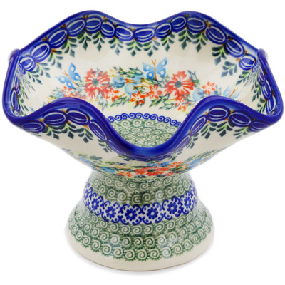 Bowl with Pedestal in pattern D156
