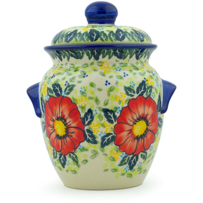 Pattern D330 in the shape Jar with Lid and Handles
