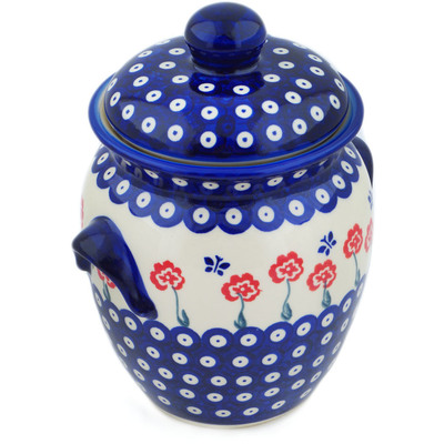 Pattern D336 in the shape Jar with Lid and Handles
