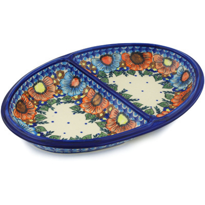 Divided Dish in pattern D114