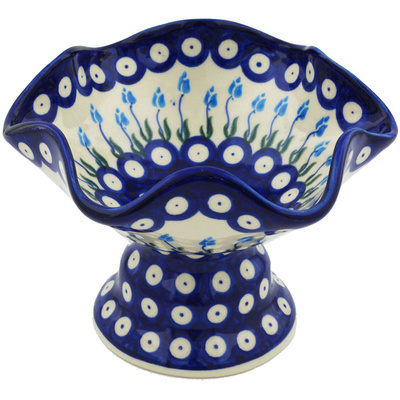 Bowl with Pedestal in pattern D107