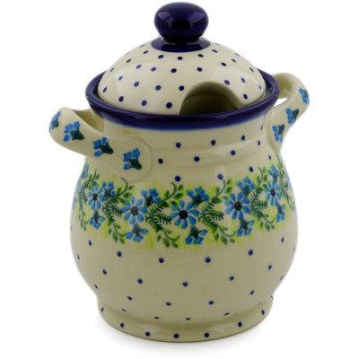 Jar with Lid and Handles in pattern D170